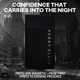 Perry Ellis Midnight Eau De Toilette Spray packaging