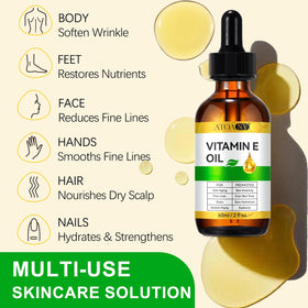 Person applying ATOANY Vitamin E Oil on skin