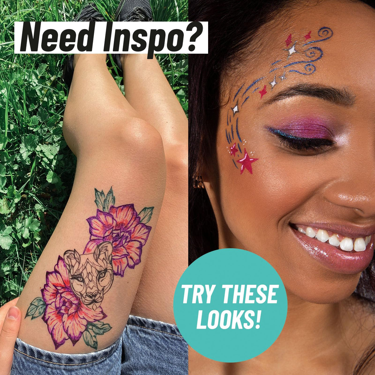 Person using BODYMARK tattoo markers on skin