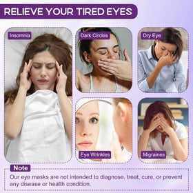 Person using XPCARE Steam Eye Mask during travel