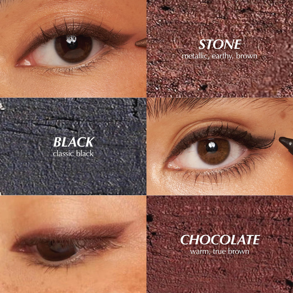 PERSONA 24HR Waterproof Eyeliner Pencil with makeup brushes