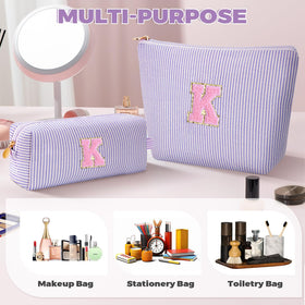 Personalized initials on Btffitting Makeup Bag Set