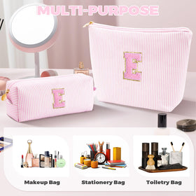 Personalized initials on the Btffitting makeup bag