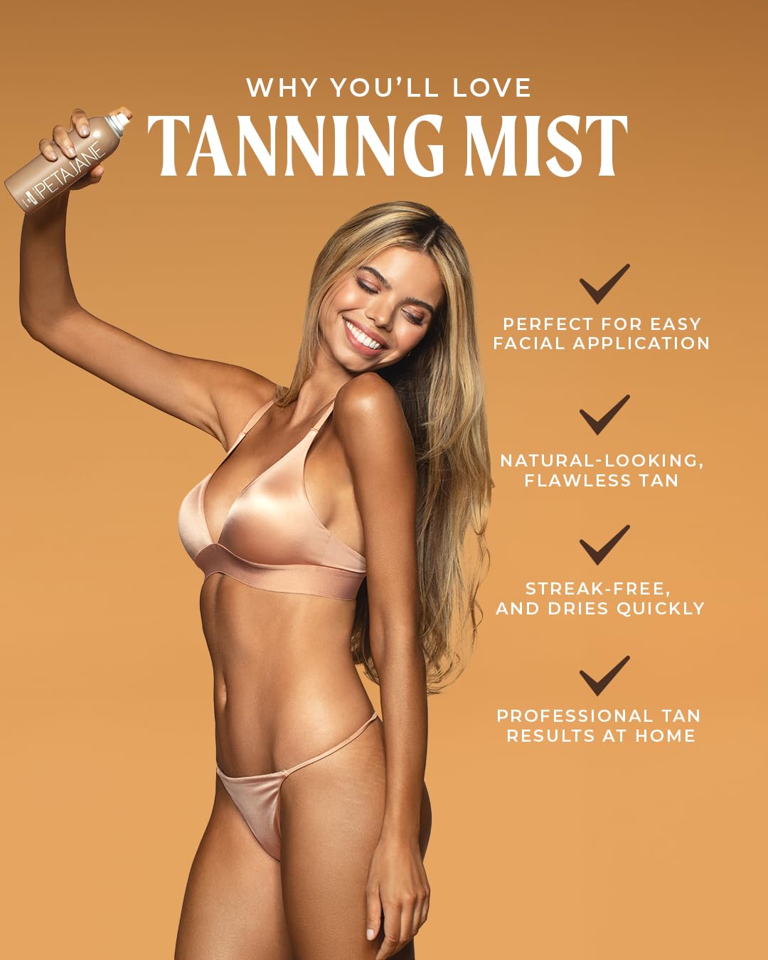 Peta Jane Sunless Tanning Mist 7 Oz back view