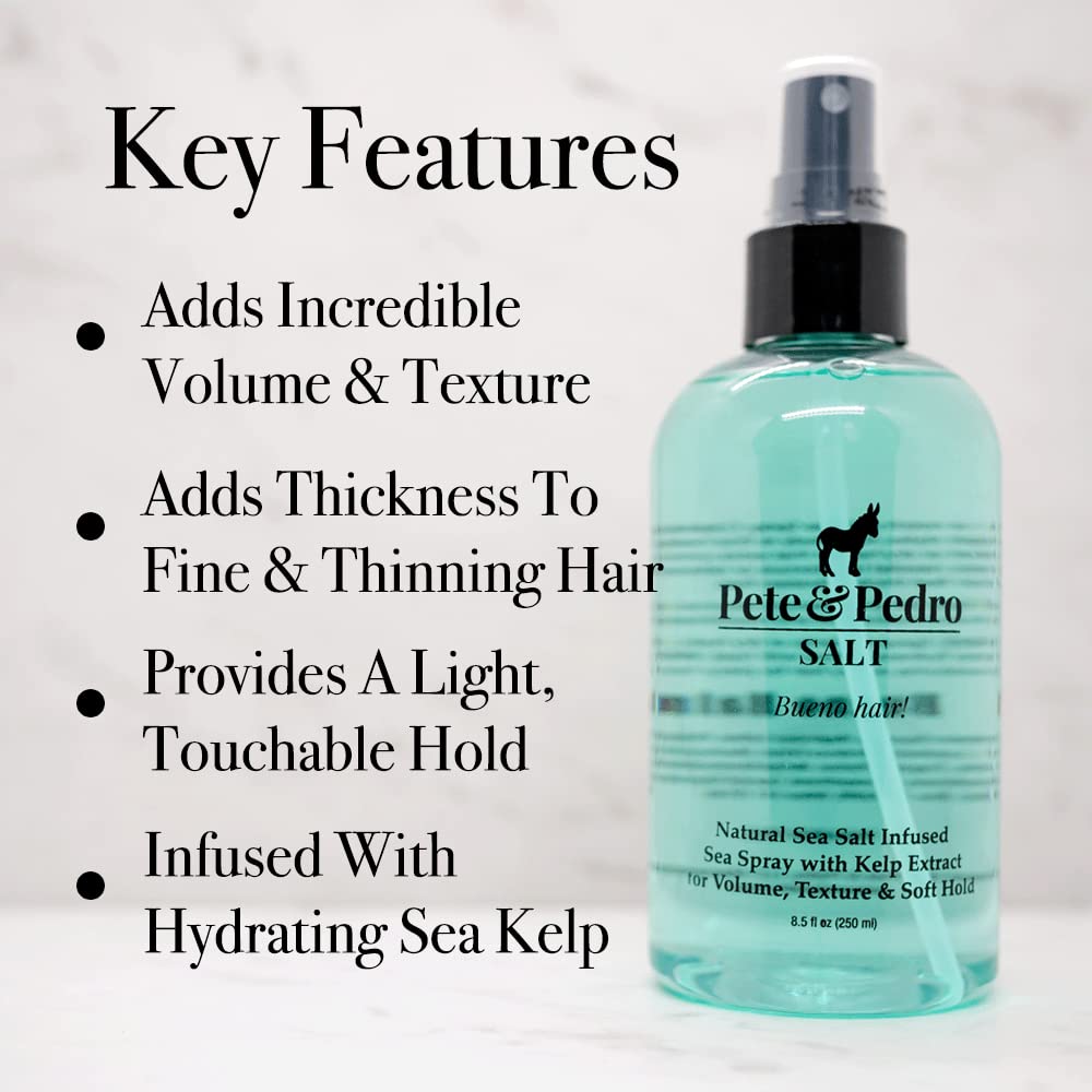 Pete & Pedro Sea Salt Spray bottle side view