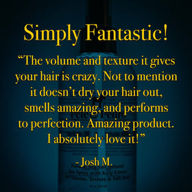 Pete & Pedro Sea Salt Spray product details on packaging