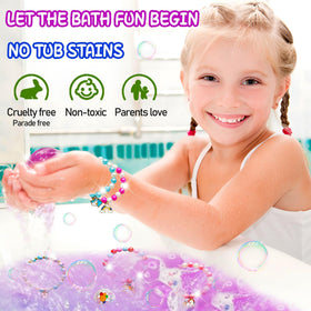 Phaorui Bath Bombs dissolving in water with bubbles