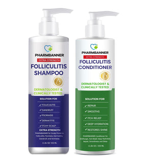 PHARMBANNER Dandruff Shampoo and Conditioner Set front view