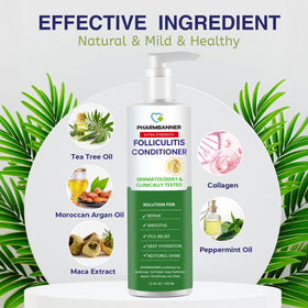 PHARMBANNER Folliculitis Itch Relief Conditioner cap open