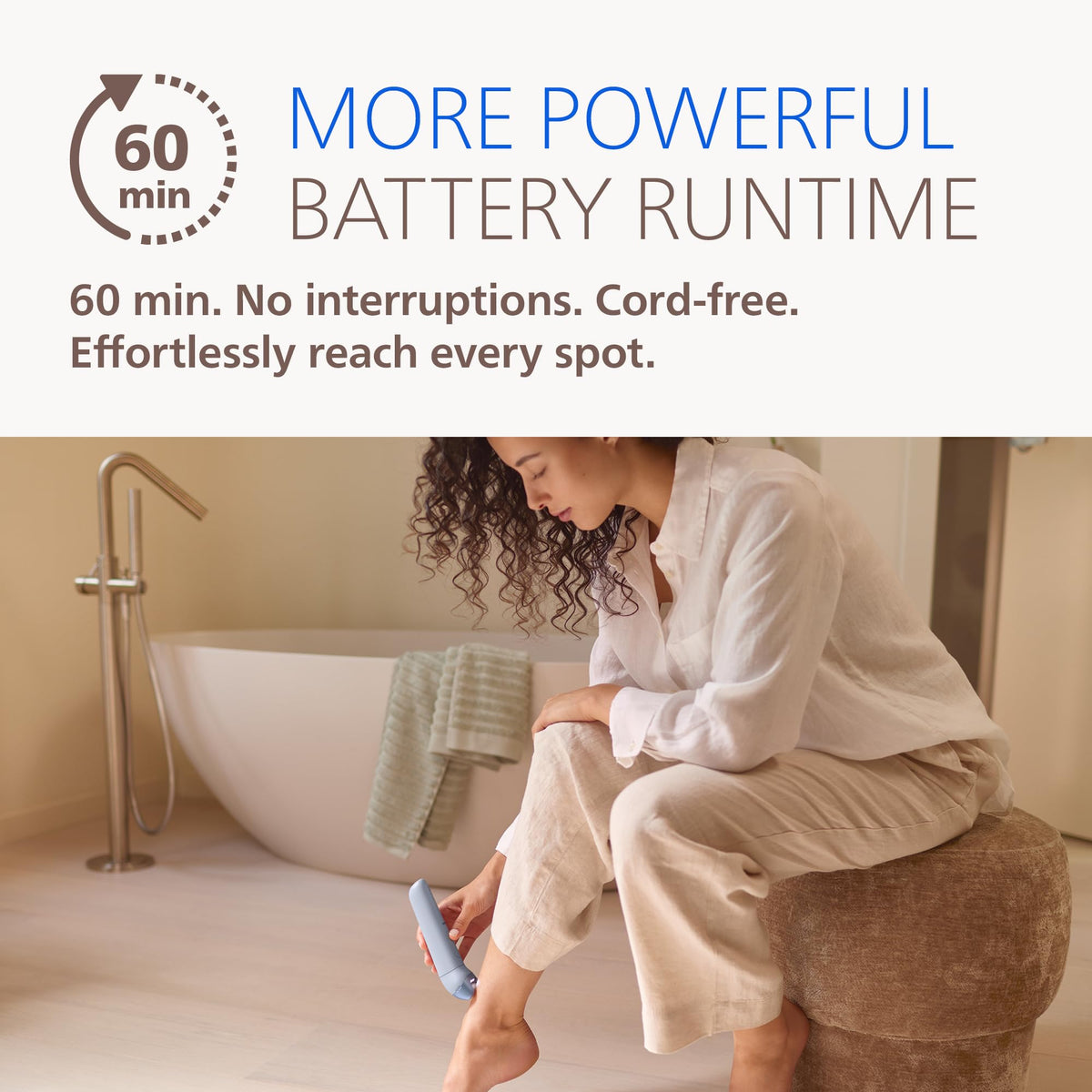 PHILIPS Epilator Series 8000 in shower setting