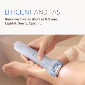 PHILIPS Epilator Series 8000 in use on leg
