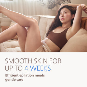 PHILIPS Epilator Series 9000 showing ProGuide feature