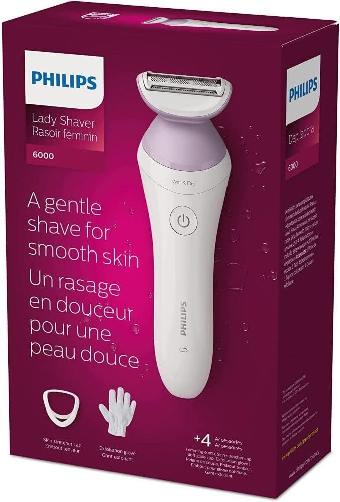 Philips Lady Shaver Series 6000 ergonomic design