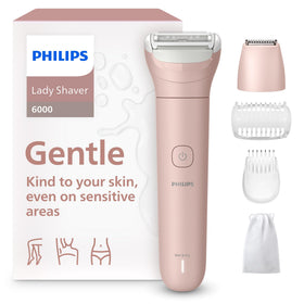 PHILIPS Lady Shaver Series 6000 front view with trimming comb