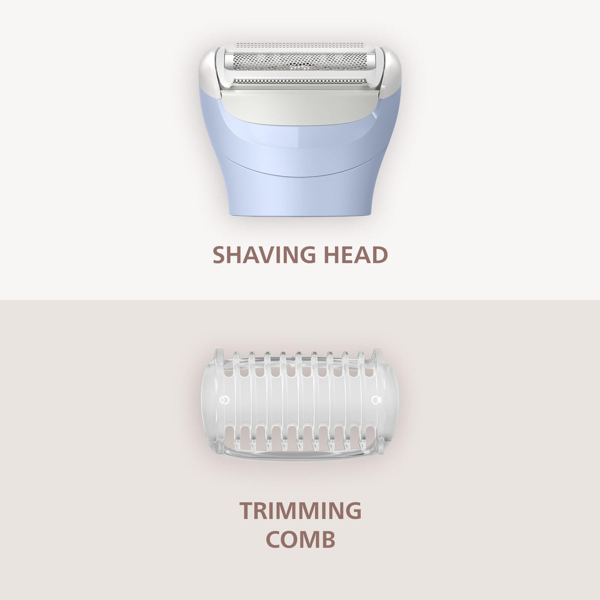 PHILIPS Lady Shaver Series 6000 showing battery life indicator