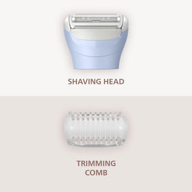 PHILIPS Lady Shaver Series 6000 showing battery life indicator