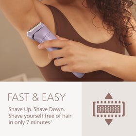 PHILIPS Lady Shaver Series 8000 side view showcasing design
