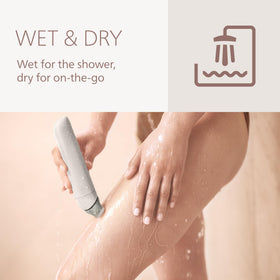 PHILIPS Lady Shaver Series 8000 with exfoliation glove