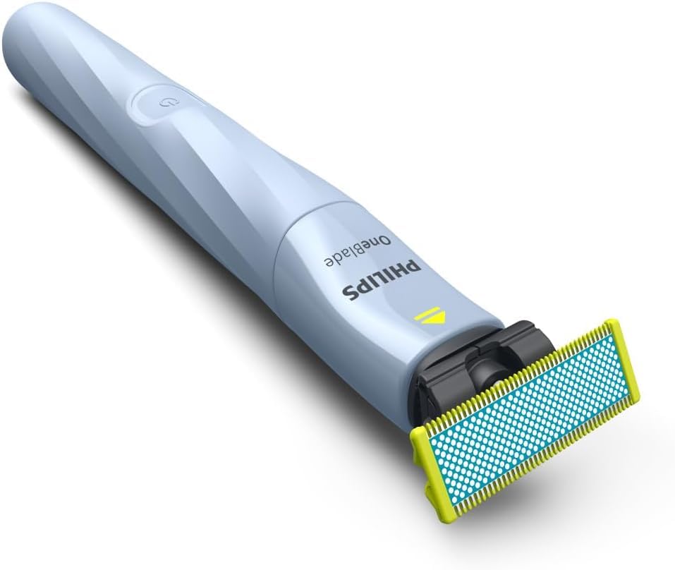 PHILIPS OneBlade First Shave in packaging with USB-A charging cable