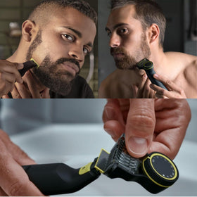 PHILIPS OneBlade Pro Face + Body in use during shower