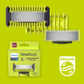 PHILIPS OneBlade QP620/50 side view showing skin protection feature
