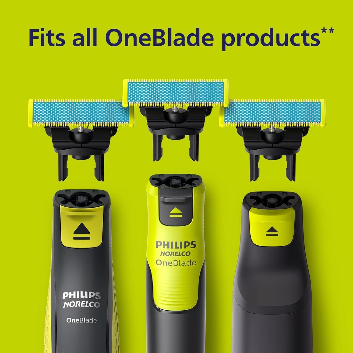 PHILIPS OneBlade Replacement Blades with electric shaver