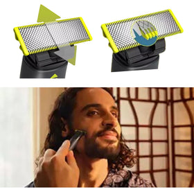 PHILIPS OneBlade with 1mm stubble comb attached