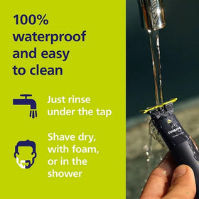 PHILIPS OneBlade with 3mm stubble comb attached