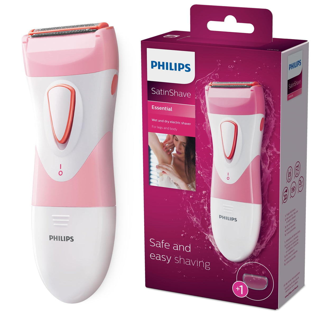 Philips SatinShave Essential electric shaver front view