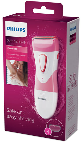 Philips SatinShave Essential electric shaver with batteries