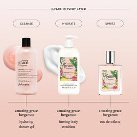 philosophy Amazing Grace Bergamot Body Emulsion with packaging