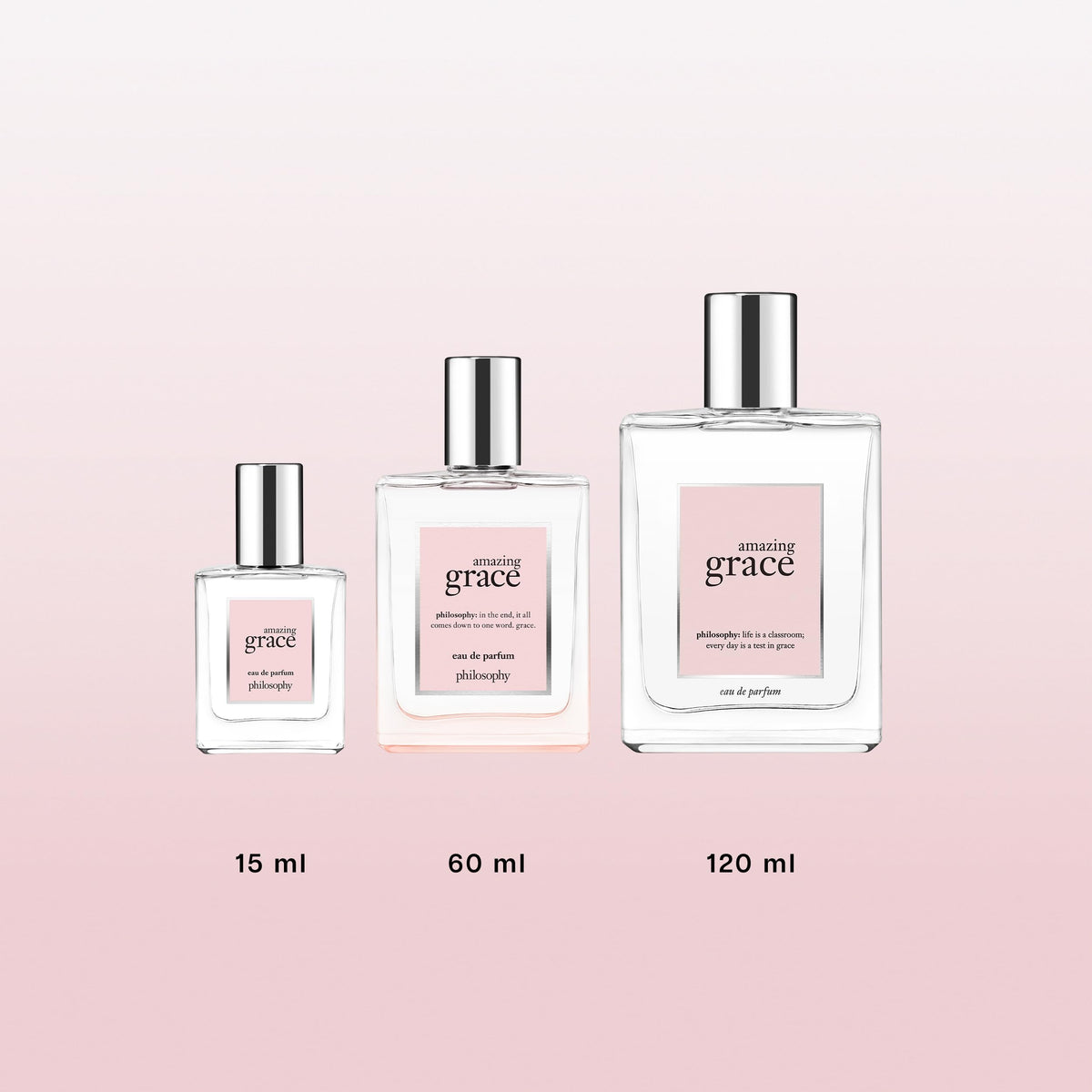 philosophy Amazing Grace Eau de Parfum on vanity