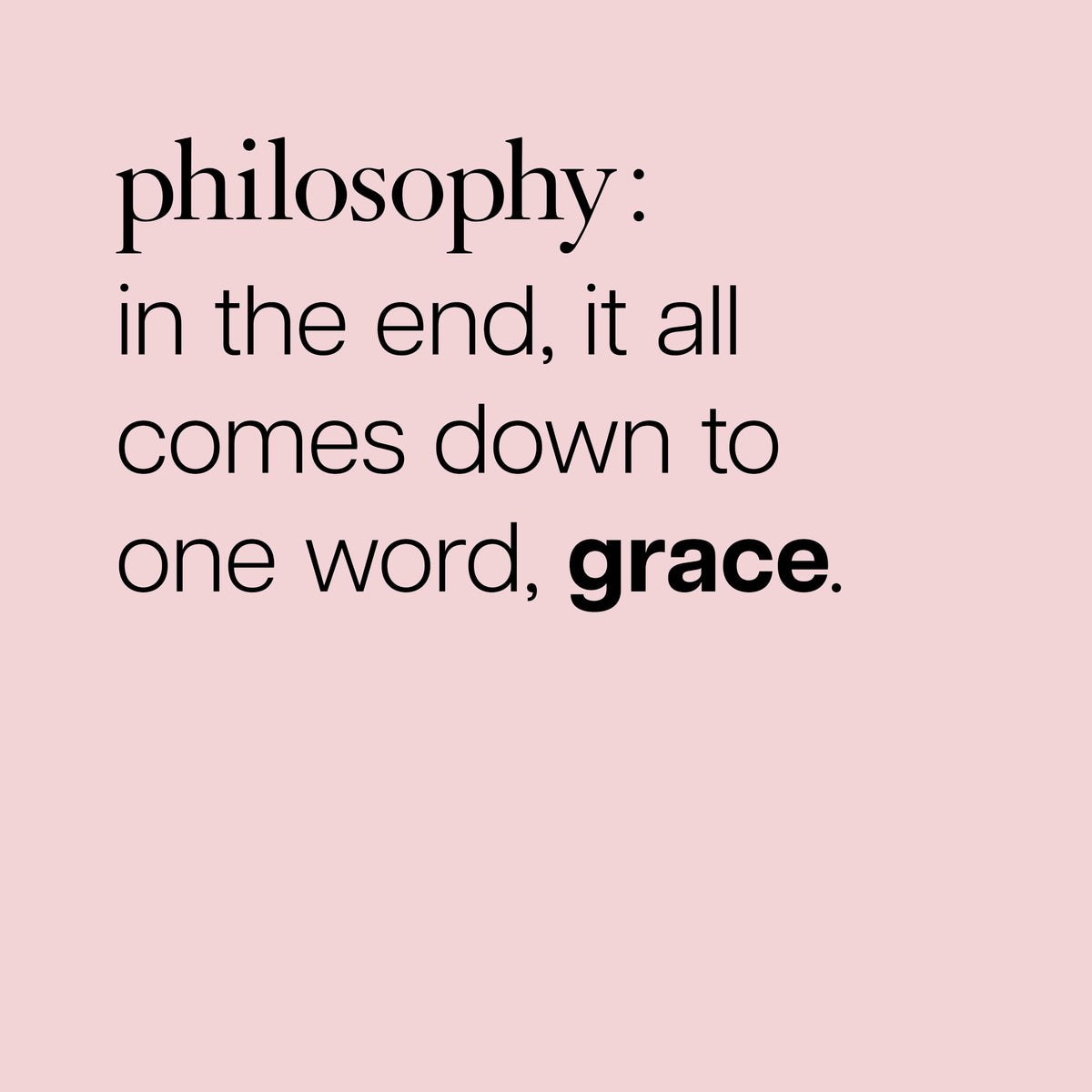 philosophy Amazing Grace Eau de Parfum with floral background
