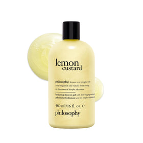 philosophy Lemon Custard Shower Gel 16 fl oz front view