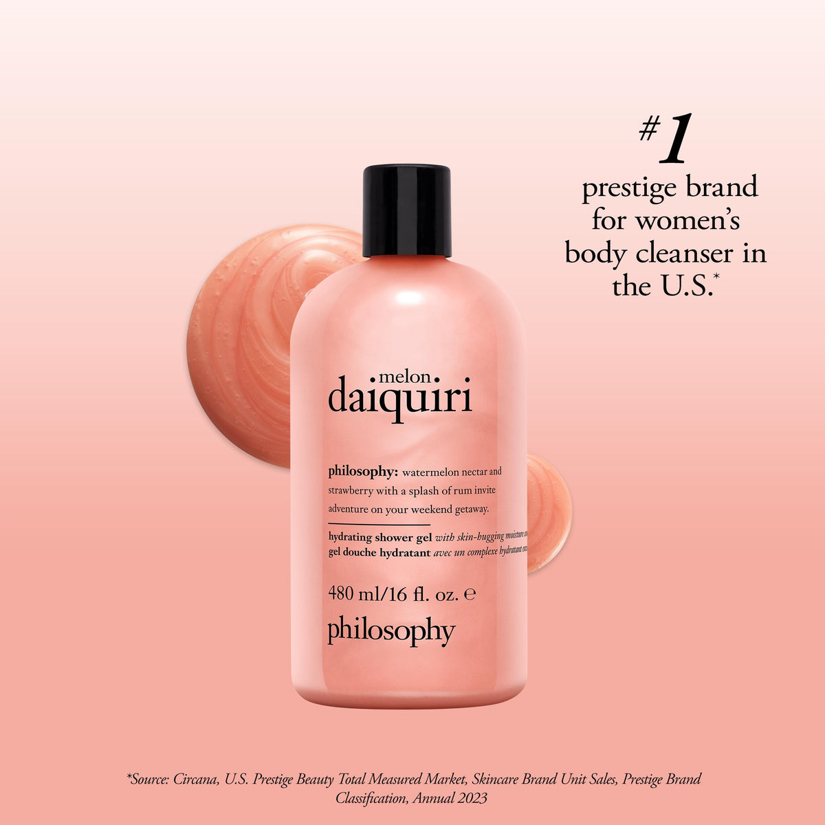 philosophy Melon Daiquiri Shower Gel 16 fl oz lifestyle scene