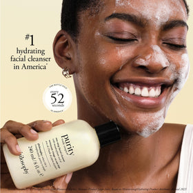 philosophy Purity Made Simple Facial Cleanser texture on hand
