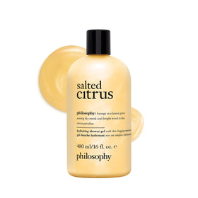 philosophy salted citrus shower gel front view 16 fl oz