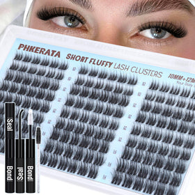 PHKERATA lash clusters in a lifestyle setting