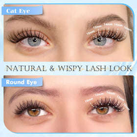 PHKERATA lash glue and precision tweezers included