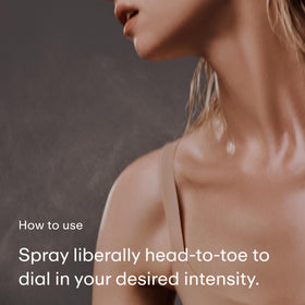 PHLUR Amber Haze Body Mist in lifestyle setting
