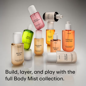 PHLUR Beach Skin Body Mist packaging details