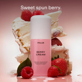 PHLUR Berry Cream Body Mist 3 Fl Oz bottle with cap