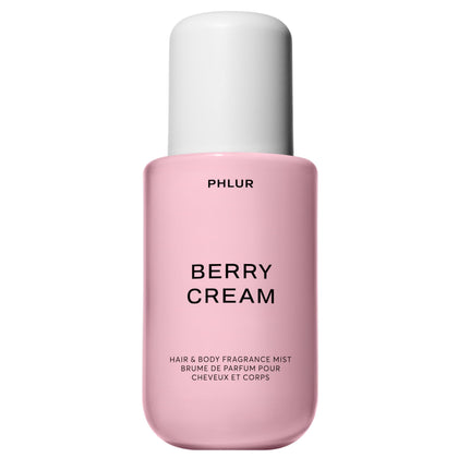PHLUR Berry Cream Body Mist bottle front view