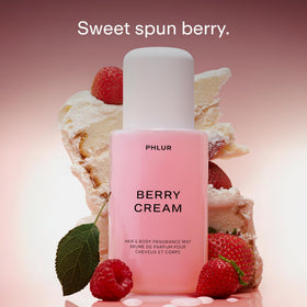PHLUR Berry Cream Body Mist spray nozzle close-up