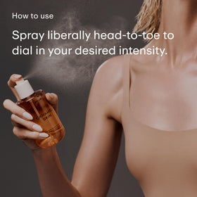 PHLUR Caramel Skin Body Mist spray nozzle close-up