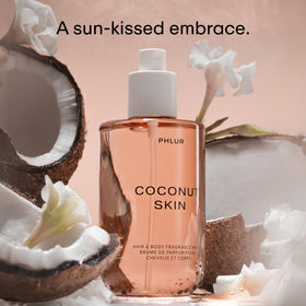 PHLUR Coconut Skin Body Mist bottle side view