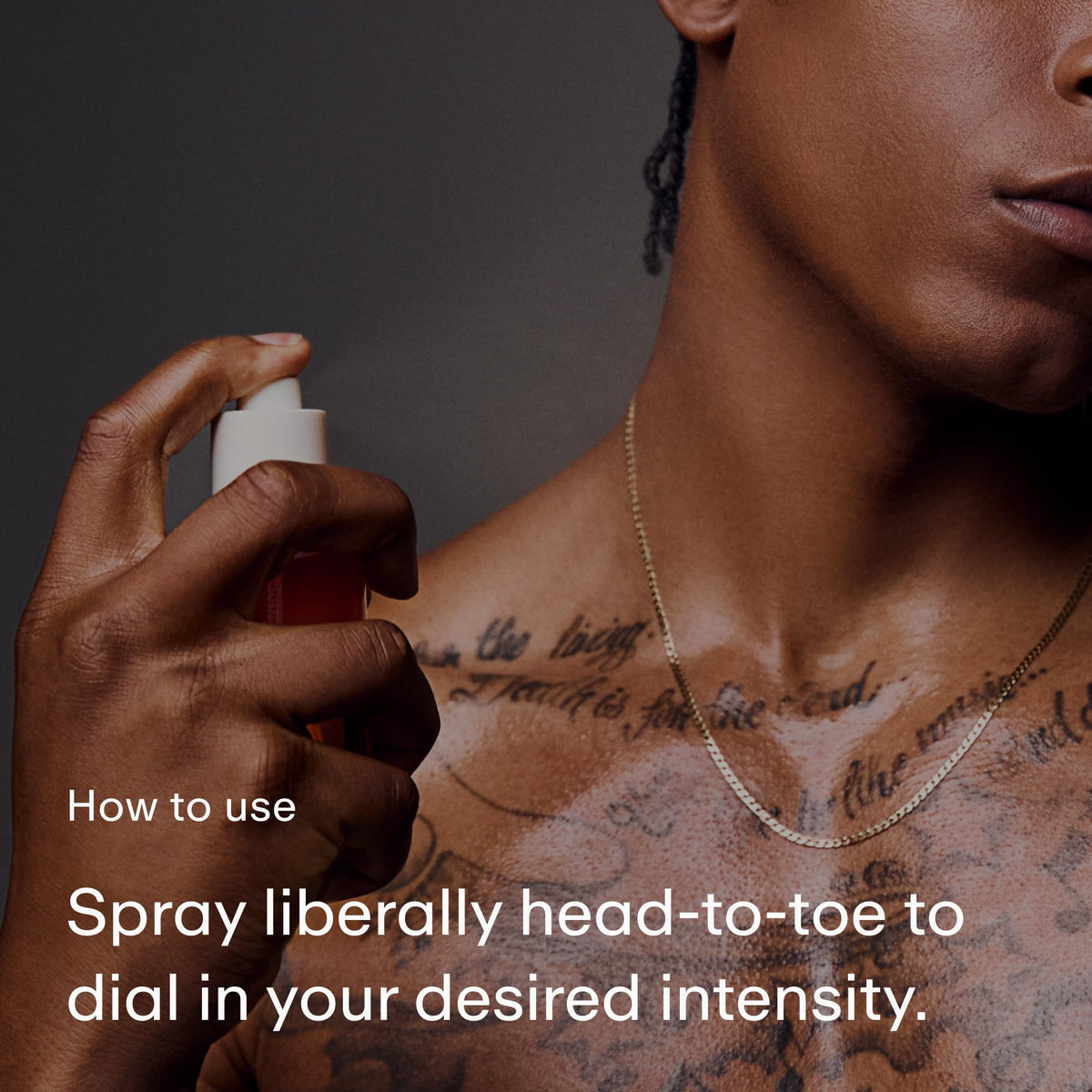 PHLUR Dragon Fruit Body Mist in a lifestyle setting