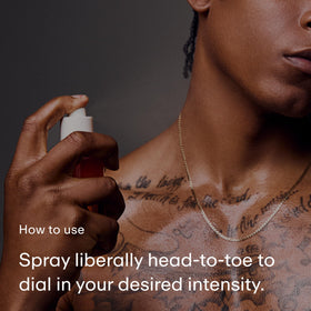 PHLUR Dragon Fruit Body Mist in a lifestyle setting