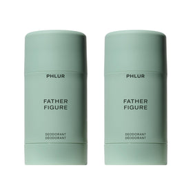 PHLUR Father Figure Natural Deodorant front view, 2-pack