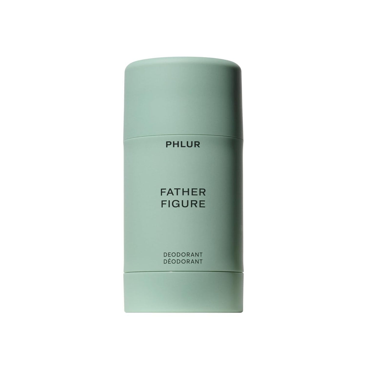 PHLUR Father Figure Natural Deodorant front view with packaging